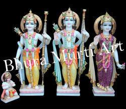 Marble RAM Darbar Statue, Color : Multicolor, White