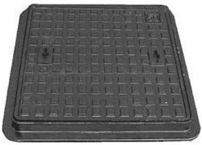 Full Floor (Square) RCC Black Manhole Cover