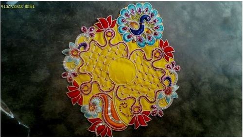 Cotton Silk Rangoli Craft Stickers, Feature : Easy To Use