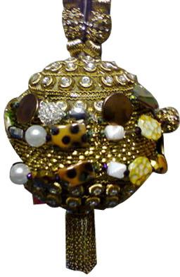 Designer Beaded Handbag, Color : Multicolor Free