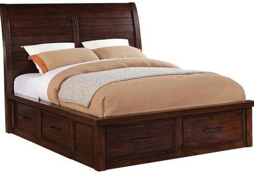 Rectangular Wooden Bed, For Bedroom, Hotels, Living Area, Size : 6x3, 6x4, 6x6 Feets
