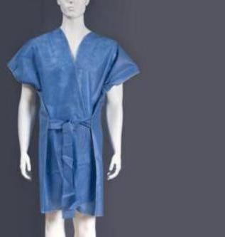 Non Woven PP Kimono Bathrobe, Color : Blue, White