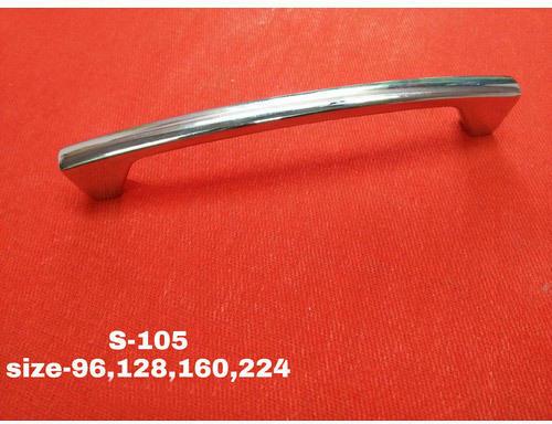 Polished Stainless Steel S-105 Door Handle, Size : 96, 128, 160, 224mm