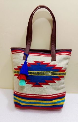 100 % COTTON HANDLE PU Tote Bag, For ALL