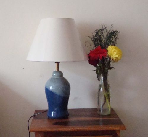 Ceramic Table Lamps, Color : White, Silver, Red