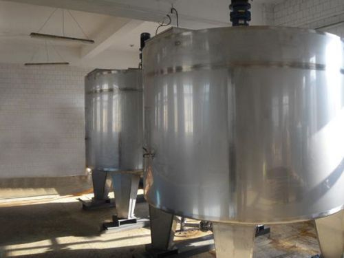 Heated Stainless Steel Mixing Tanks