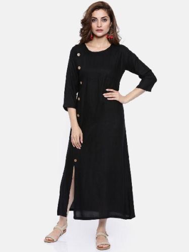 Plain Cotton Office Wear Kurtis, Size : M, XL, XXL