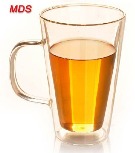 Glassware Insulated Tea Cup Double Wall Layer Glass Milk Cup For Coffee