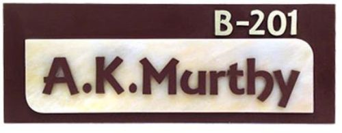 BH-NM-38-000 Wooden Door Name Plate, Length : 14'