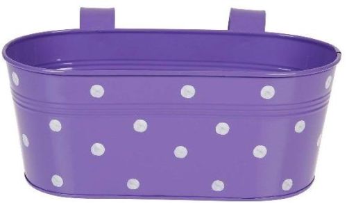 Dotted Oval Railing Planter