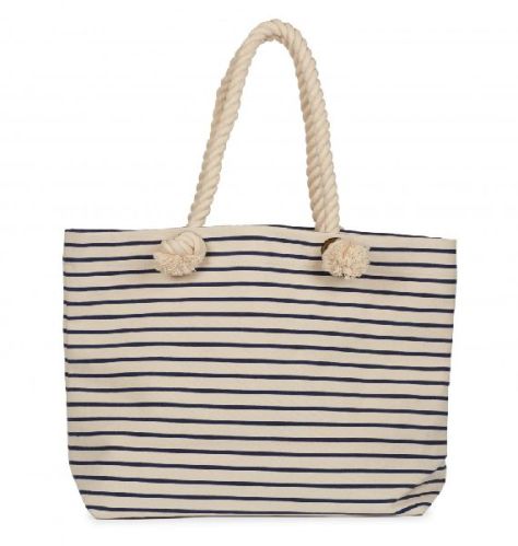 Stripped Canvas Beach Bag, Style : Unique