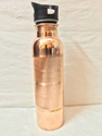 Luxury Copper Bottle With Sipper, For Gym, Office, School, Capacity : 1000 Ml