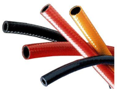 PVC Braided Fire Hose, Color : Black, Red
