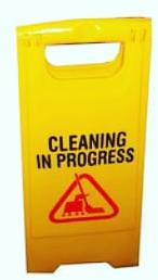 Multiweight Plastic Cleaning Sign Board, Certification : ISO 9001:2008