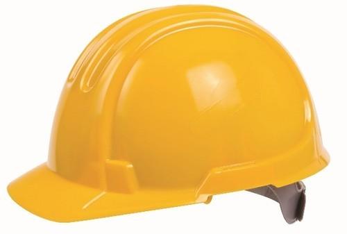 Plastic Safety Helmet, For Construction, Industrial, Pattern : Plain