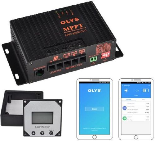 Smart Phone Compatible Solar Charging Controller, Brand Name : OLYS