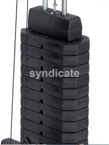 PVC Gym Weight Plates, For Exercise, Color : Black