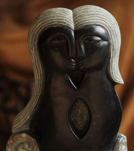 Black Stone Love Statue, Size : 12 Inch, 15 Inch