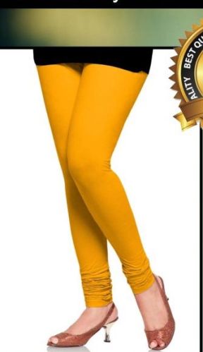 Ladies Plain Cotton Lycra Leggings, Technics : Woven