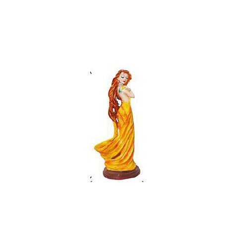 Lady Flower Vase, For Hotels, Home, Banquets, Etc., Color : Yellow, Brown