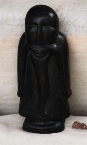 Black Stone Old Man Statue, Size : 12 Inch, 15 Inch