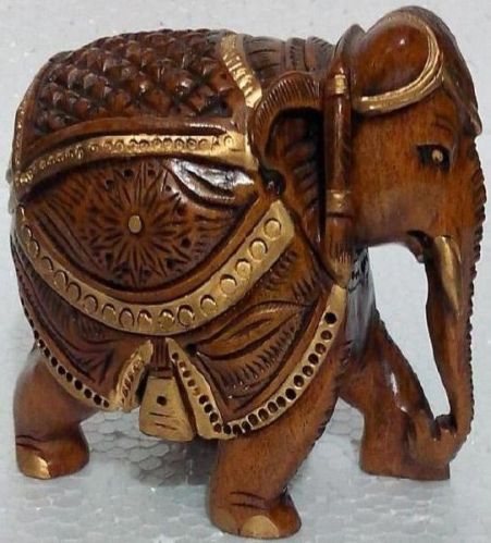 Wooden Elephant Statues