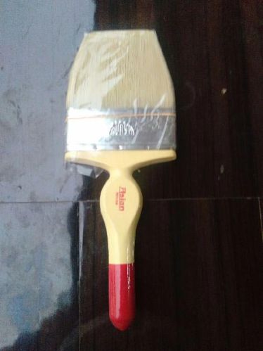 125mm Asian White Wooden Handle Wall Paint Brush