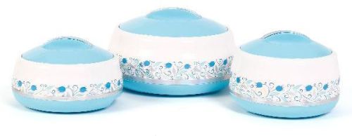 Jayco Hot and Hot Three Piece Sky Blue Casserole Set