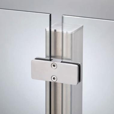 OZRF-ED-GC-A7 Glass Door Front Bracket, Feature : Durable