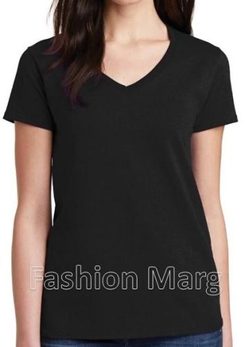 Ladies V Neck T-Shirts, Pattern : Plain