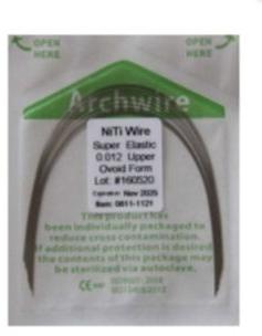 Super Elastic Round Niti Orthodontic Round Arch Wire