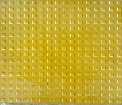 Glossy Finish Square Button Yellow Parking Tile