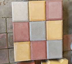 Matt Finish Square Paver Block, Pattern : Plain