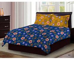 Bombay Dyeing Axia Cotton Double Bedsheet Set