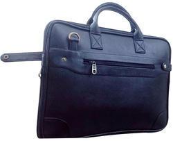 PU Leather Black Laptop Bags