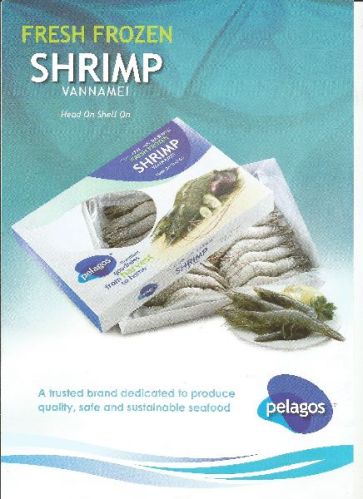 Shrimps, Brand Name : pelagos, Packaging Type : Box