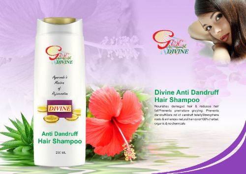 Divine Anti Dandruff Hair Shampoo, Packaging Size : 100ml, 250ml