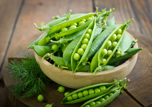 Organic Frozen Green Peas, For High In Protein