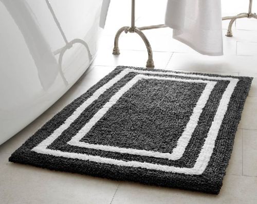 Plain Microfiber Bath Mats, Size : 50x76 Cm