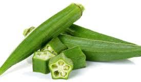 Organic Fresh Okra, Color : Green
