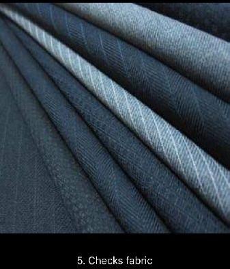Cotton Check Suiting Fabric, Width : 54 Inches