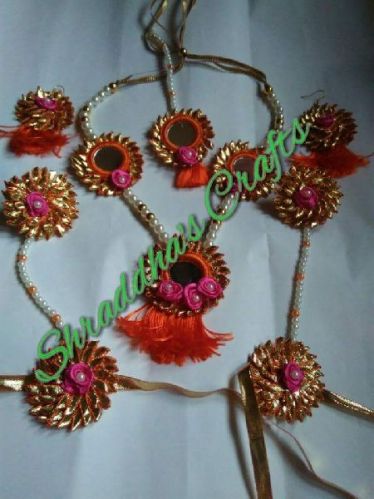 Floral Necklace Set, Occasion : Party Wear