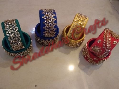 Silk Thread Bangles, Occasion : Anniversary, Engagement, Gift, Party Wear, Wedding