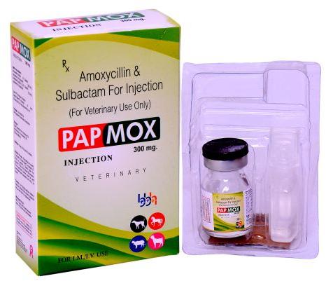 Amoxycillin and Sulbactam 300mg Injection