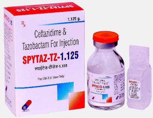 Ceftazidime and Tazobactam 1.125gm Injection, For Hospital, Clinical