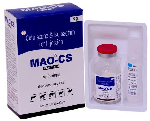 Ceftriaxone and Sulbactam 3gm Injection