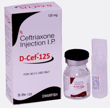 Ceftriaxone and Tazobactam 1.125gm Injection, For Clinical, Hospital