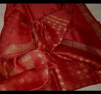 Checked Pure Silk Sarees, Occasion : Casual Wear, Festival Wear, Party Wear