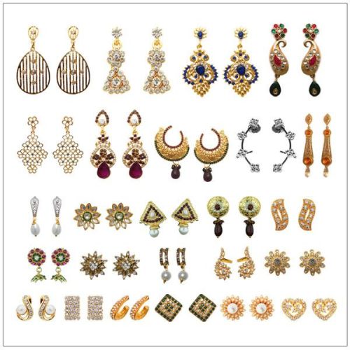 Set Of 25 Earrings Combo