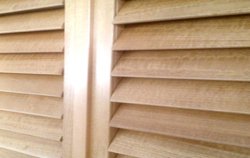 WHITE TEAK SHUTTERS